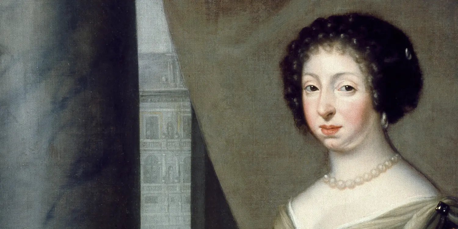 Porträtt av drottning Hedvig Eleonora.