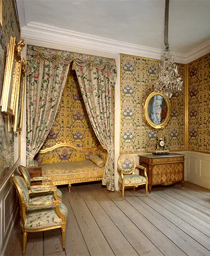 Gripsholms slott Sofia Albertinas sängkammare